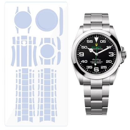 2Pack Protective Film for Rolex Air-King 40mm Ref. 126900.