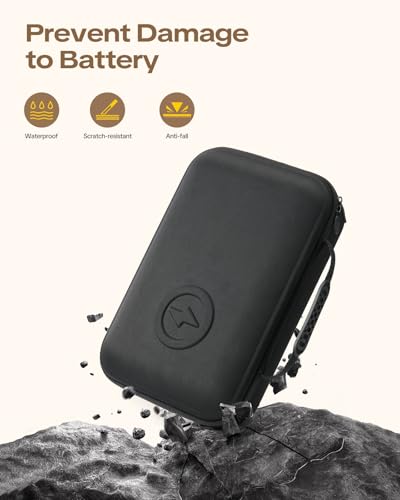 Battery Organizer Storage Case Box with Emergency Power Bank - Convert 4 AA Batteries to Phone Charger with Tester BT-168 PRO for AA AAA C D 9V CR2032 3V, Safe Battery Holder Holds 200+ Batteries