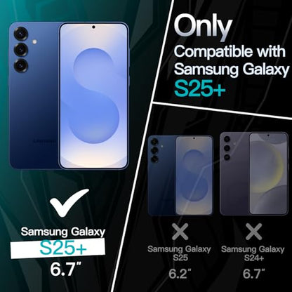 JETech Slim Case for Samsung Galaxy S25 Plus, Navy | Camera Lens Protection, Soft TPU Design, Matte Finish, Shockproof Protection - color: Navy, size: Galaxy S25 Plus