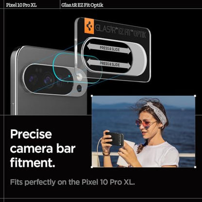 Spigen Glas.tR EZ FIT Optik Camera Lens Protector for Pixel 10 Pro XL - size: Pixel 10 Pro XL