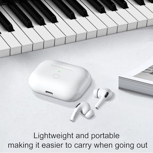Wireless Charging Case Compatible with AirPod Pro 1st & 2nd Generation, Air Pod Pro 1 2 Case Replacement with Bluetooth Pairing Sync Button,USB-C Charging