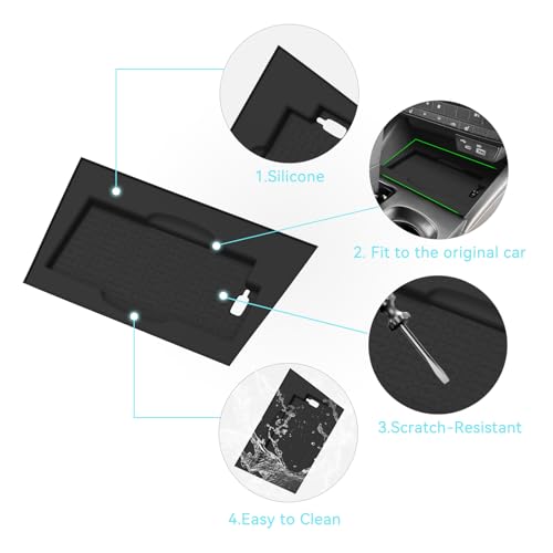 Center Console Wireless Charging Mat for Subaru Outback 2026 - size: for 2026 Subaru Outback (Premium Only)