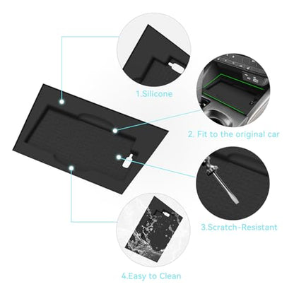 Center Console Wireless Charging Mat for Subaru Outback 2026 - size: for 2026 Subaru Outback (Premium Only)