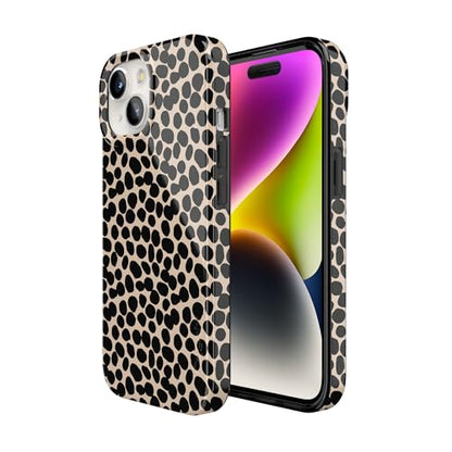 Casely iPhone 15 Plus Case | Lost in Spots | Cheetah Print | Compatible with MagSafe | Classic Ultra Slim Design - color: Lost in Spots | Cheetah Print