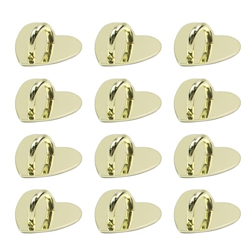 Phone Charm Hook Adhesive Phone Finger Grip Hook, Heart Shaped - color: Gold