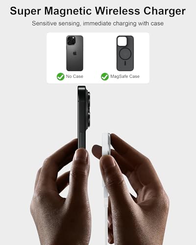 Magsafe Charger for iPhone 18, Magnetic Wireless Charger Fast Charging Pad - color: Wireless Magsafe Charger