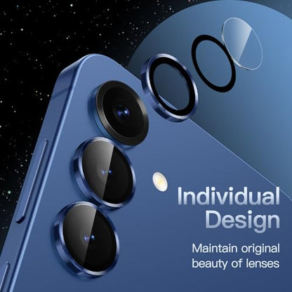 JETech Camera Lens Protector for Samsung Galaxy S25, Navy, 1 Set - color: Navy