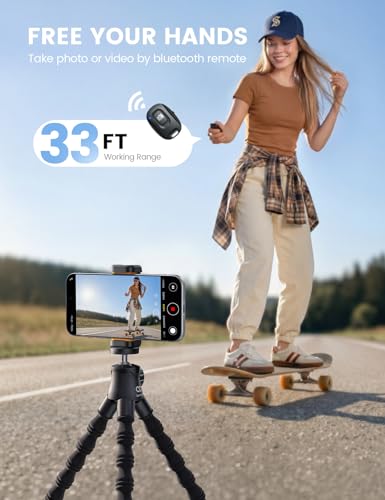 Lamicall Tripod for iPhone with Wireless Remote for iPhone Gopro Camera - style: Standard