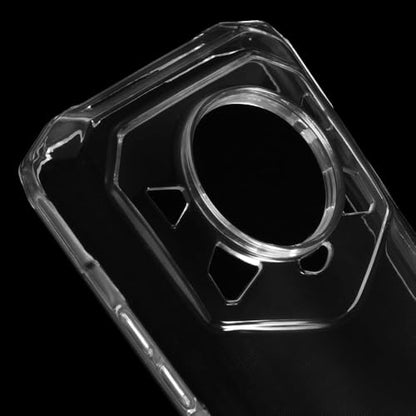 Case for DOOGEE Blade 20 Play 5G Phone Case with Tempered Glass Screen Protector,Silicone Soft Flexible Bumper Shockproof TPU Protective Cover-Clear