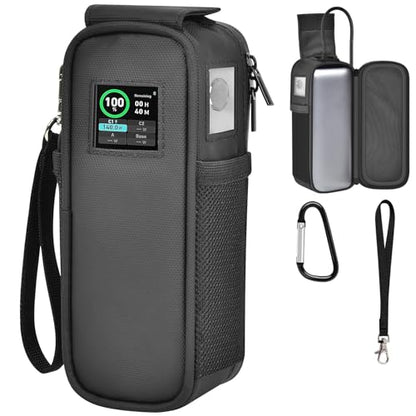 Customized Case for Anker Prime 27650mAh 250W, Flip-Top Dual Window | Charges Without Removing,Check Status Without Opening Case, Fits Cable Ports Directly,Thick EPE Foam Lightweight, Bag Only - style: For Anker 27650