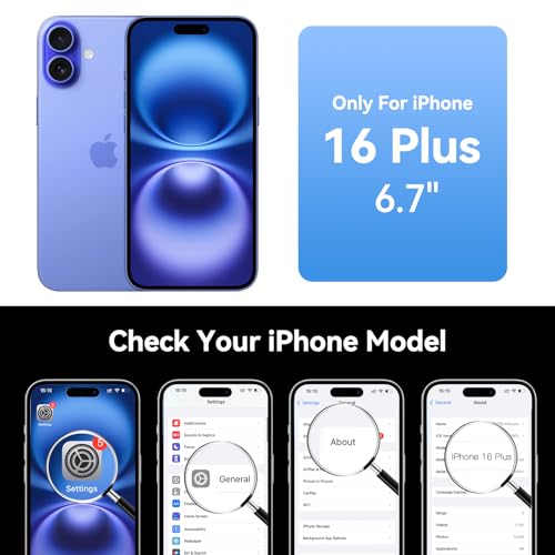 NEWDERY Battery Case for iPhone 16 Plus USB C Portable Charger Case 8000mAh | Portable Protective Power Bank CarPlay, Sync-Data Supported, Rechargeable Charger Case,6.7", Black - size: iPhone 16 Plus-8000mAh
