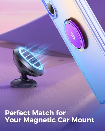 SYNCWIRE Adhesive Phone Ring Holder, Cell Phone Grip, iPhone Ring Stand - color: Aurora Gradient, size: 1 Pack