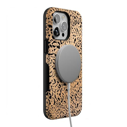 Casely iPhone 14 Pro Max Case | Born to Be Wild | Jaguar Print | Bold Protective Design | Compatible with MagSafe - color: Born to Be Wild | Jaguar Print