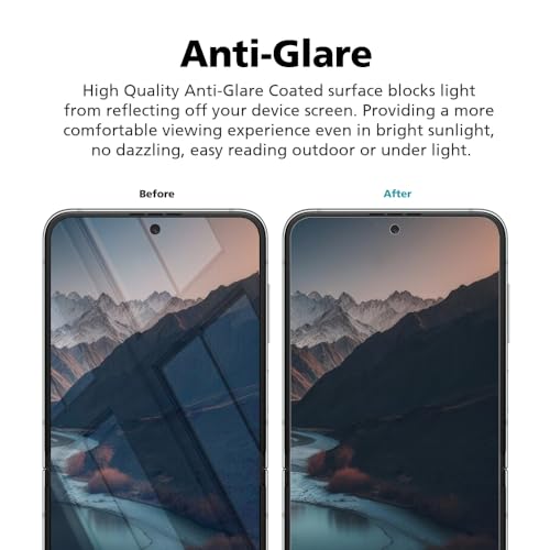 2-Pack Anti Glare Matte Privacy Screen Protector for Samsung Galaxy S26 [0.1S Fingerprint ID Unlock][Anti Spy PET Flexible Film][Bubble-Free Easy Installation with Alignment Jig] - size: Galaxy S26