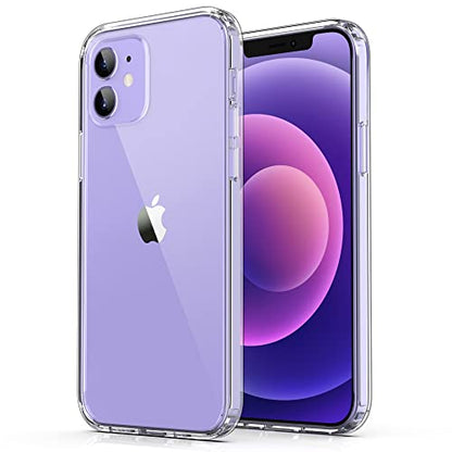 ULAK Clear Case for iPhone 12/iPhone 12 Pro 6.1inch, Crystal Clear | Hybrid Protective Slim Transparent Anti-Scratch Shock Absorption TPU Bumper Clear Phone Case for iPhone 12/12 Pro - color: Transparent