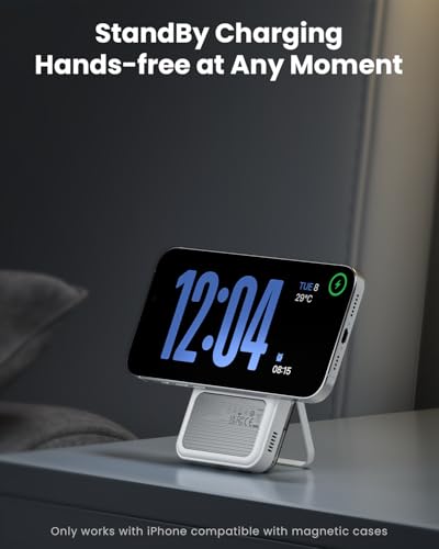 sharge for MagSafe Power Bank Qi2 15W 10000mAh Magnetic Portable Charger