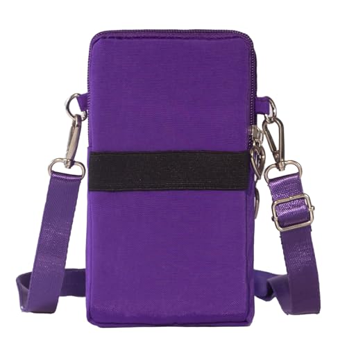 JANKS Small Crossbody Bags for Women Mini Cell Phone Purses Handbag Shoulder Bag - color: 01 Purple