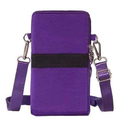 JANKS Small Crossbody Bags for Women Mini Cell Phone Purses Handbag Shoulder Bag - color: 01 Purple