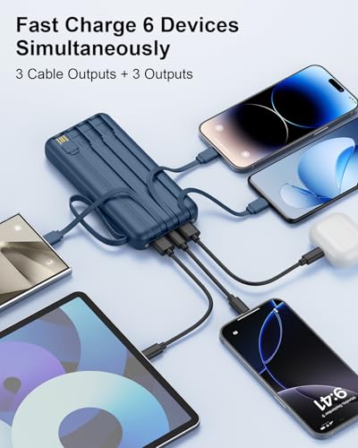 Portable Charger 10000mAh 22.5W Power Bank - color: Dark Blue, size: 10000Mah