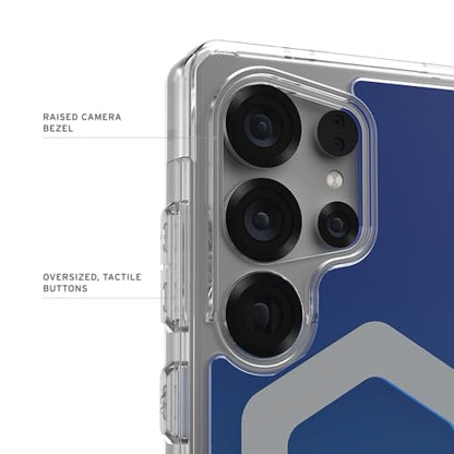URBAN ARMOR GEAR UAG Designed for Samsung Galaxy S25 Ultra Case 6.9" Plyo Pro - Compatible with Magnetic Charging Translucent Rugged Military Drop Tested Protective Cover, Blue Ombre - color: Plyo Pro - Blue Ombre