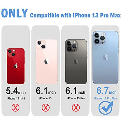 JJGoo Compatible with iPhone 13 Pro Max Case, Clear Glitter Sparkle Bling Slim Bumper Cover Soft Shockproof Phone Cases for iPhone 13 Pro Max (6.7 inch) - color: Clear Glitter