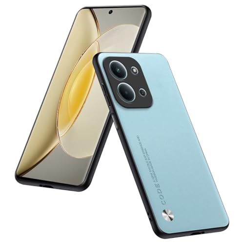Phone Case Compatible with Smartphone, Compatible with Redmi 15C / Poco C85 (Phone Dimension Size 173.16x81.07x8.2mm) (6.9"), Protective Cover in PU Leather - Light Blue - color: Light Blue, size: Redmi 15C/POCO C85 173.16