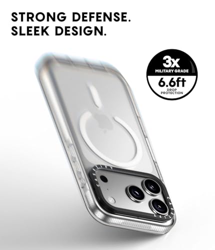 CASETiFY for iPhone Air Case - Impact Clear Compatible with MagSafe | Not Yellowing | 6.6 ft. 3X Military Grade Drop Protection | Bookshelf Garden by KT's Canvases | Clear - color: Bookshelf Garden, size: Iphone Air (6.5")