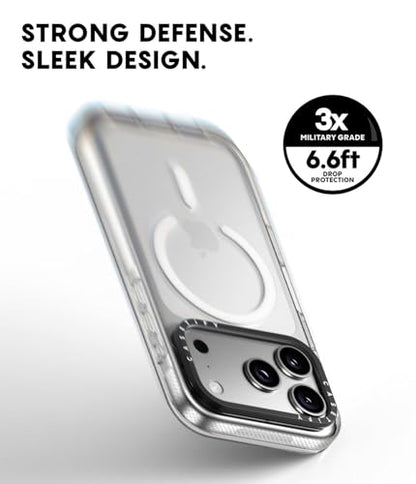 CASETiFY for iPhone Air Case - Impact Clear Compatible with MagSafe | Not Yellowing | 6.6 ft. 3X Military Grade Drop Protection | Clear - color: Clear, size: Iphone Air (6.5")