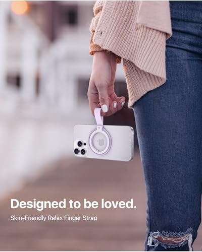 andobil [2026 Unrivaled Stability] Magnetic Phone Grip Holder for MagSafe - color: Purple