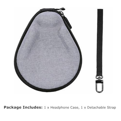 Ginsco Universal Bone Conduction Headphone Case Compatible with SHOKZ New OpenRun Pro 2/Pro 2 Mini/OpenRun/OpenSwim Open-Ear Sport Headphones, Compatible with Raycon/MRYTKY/CXK/Ogogrs etc (Gray) - color: Gray