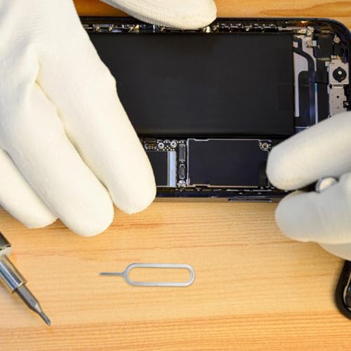 500pcs Sim Card Ejector Pins Silver for Mobile Device Users