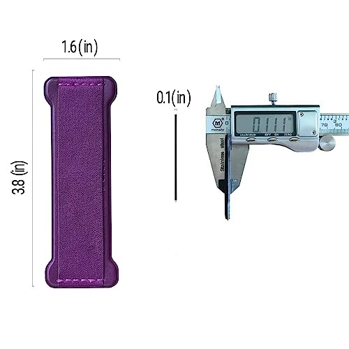 Hand Holder Strap for ipad, Tablet Hand Holder Strap, Universal Handle Grip for iPad Kindle, Mini Tablets and Cases (Dark Purple) - color: Dark Purple
