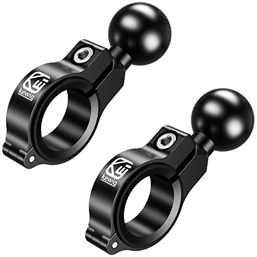 BRCOVAN 2 Pack, Aluminum Alloy Handlebar Mount Base with 1'' TPU Ball - style: R3-Set of 2