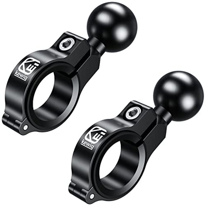 BRCOVAN 2 Pack, Aluminum Alloy Handlebar Mount Base with 1'' TPU Ball - style: R3-Set of 2