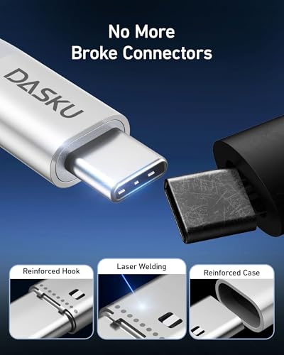 USB C to C Cable 100W [1Pack 15FT], Extra Long USB C Cable Fast Charging - color: Grey, size: 15FT 1Pack, style: 100W USB C to USB C