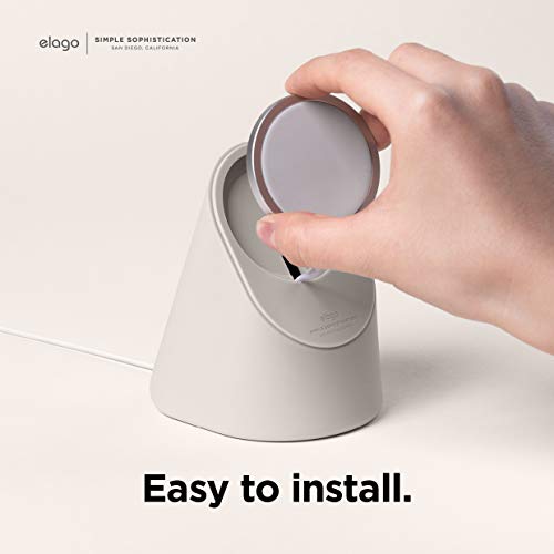 elago MS1 Charging Stand for MagSafe Charger - color: Stone