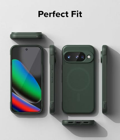 Ringke Onyx Designed for Google Pixel 10 Case [Compatible with MagSafe and Pixelsnap] Oil & Dirt Resistant Enhanced Grip Non-Slip Texture Lightweight Cover - Magnetic Dark Green - color: Magnetic Dark Green, size: Pixel 10