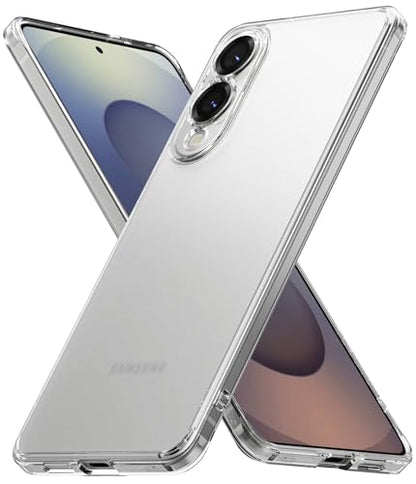 Ringke for Samsung Galaxy S25 Edge Case [Fusion Matte Clear] | Oil & Dirt Resistant, Anti-Fingerprint Technology Prevents Oily Smudges, Frosted Coating Feels Velvety Soft - size: Galaxy S25 Edge