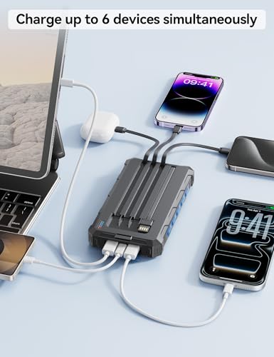 Solar Charger Portable Power Bank 20000mah External Battery Pack for iphone - color: Nary