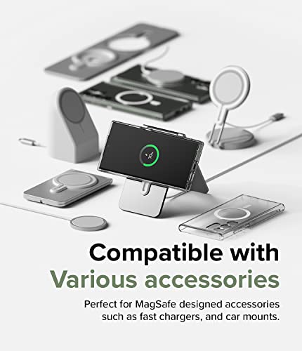 Ringke for Samsung Galaxy S23 Ultra Case [Fusion Magnetic Matte Clear] | Compatible with MagSafe, Oil & Dirt Resistant, Anti-Fingerprint Technology Prevents Oily Smudges, Feels Velvety Soft - size: Galaxy S23 Ultra