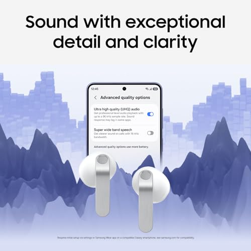 Samsung Galaxy Buds 4 (2026) AI True Wireless Bluetooth Earbuds, White - color: White, style: Buds4
