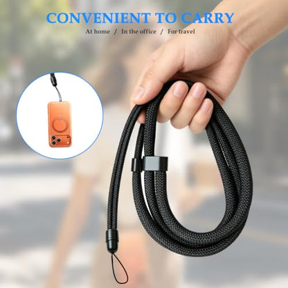 Phone Lanyard for iPhone Adjustable Crossbody Phone Strap Compatible with iPhone and Android Smartphones Universal Phone Neck Lanyard for Travel Essentials
