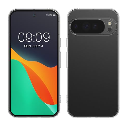 kwmobile Case Compatible with Google Pixel 10 Pro - Clear Case Soft Slim Flexible Protective TPU Phone Cover - Transparent - size: Pixel 10 Pro