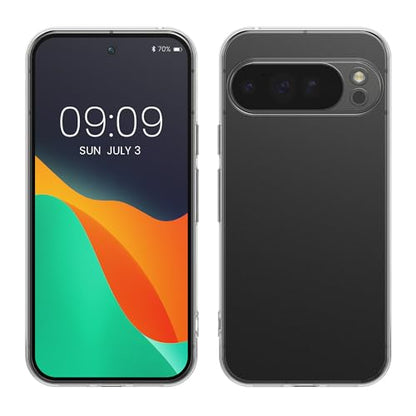 kwmobile Case Compatible with Google Pixel 10 Pro - Clear Case Soft Slim Flexible Protective TPU Phone Cover - Transparent - size: Pixel 10 Pro