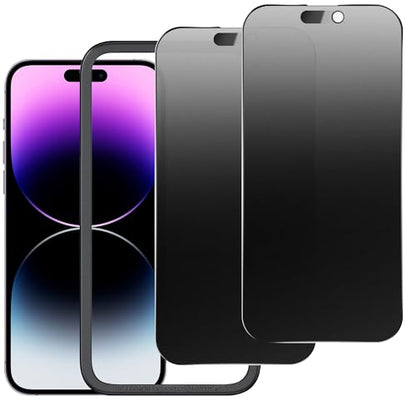 2 Pack Matte Privacy Screen Protector for iPhone 14 Pro Max / 15 Plus / 16 Plus 6.7",Anti-Glare Anti-Spy Scratch Resistant Tempered Glass Film,Smooth Responsive Touch Anti-Scratch Glass，Easy to Install - size: for iPhone 14 Pro Max / 15 Plus / 16 Plus