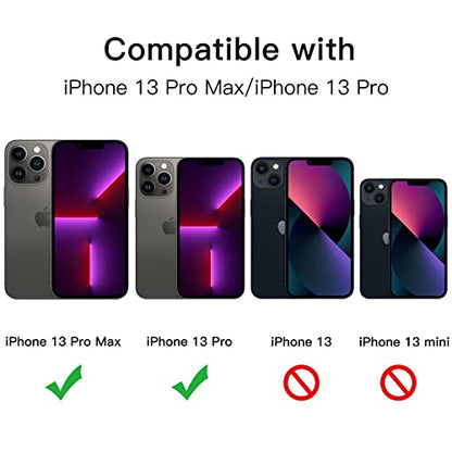 JETech Camera Lens Protector for iPhone 13 Pro Max/13 Pro, Graphite, 1 Set - color: Graphite