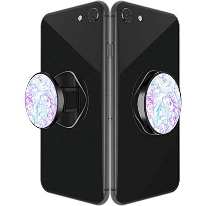 3 Pack/Multifunction Cell Phone Stand Holder and Grip Ocean Cute Girl Foldable Phone Kickstand Mount Compatible for Smartphones - color: Ocean Cute Girl