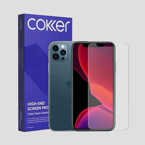 COKER [2 PACK Korean Precision Matte Screen Protector for iPhone 12 Pro Max Shatterproof Paperfeel Film [Anti Glare & Anti-Scratch] [Anti Fingerprint] for iPhone 12 Pro Max - size: iPhone 12 Pro Max