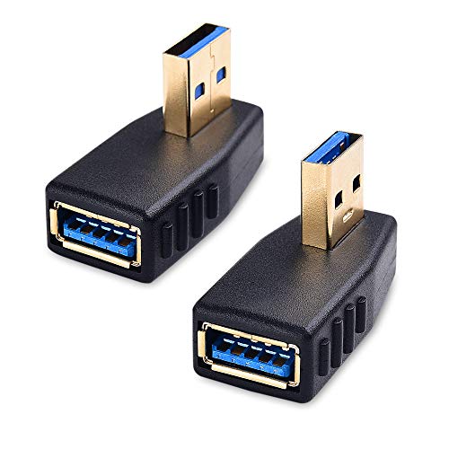 Cable Matters 90 Degree USB Adapter Combo-Pack, Left and Right Angle