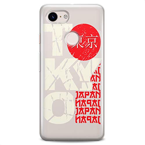 TPU Case Compatible for Google Pixel 9 8 Pro 7a 6a 5a XL 4a 5G 2 XL 3 XL 3a Tokyo Slim fit Design Journey Capital Flexible Silicone Boy Clear Red Japan Soft Cute Print Traveling Man White - color: Tokyo Print